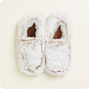 Marshmallow Brown Slippers Warmies®